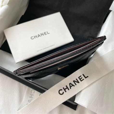 chanel card holder caviar gold|Chanel Wallets & Card Holders .